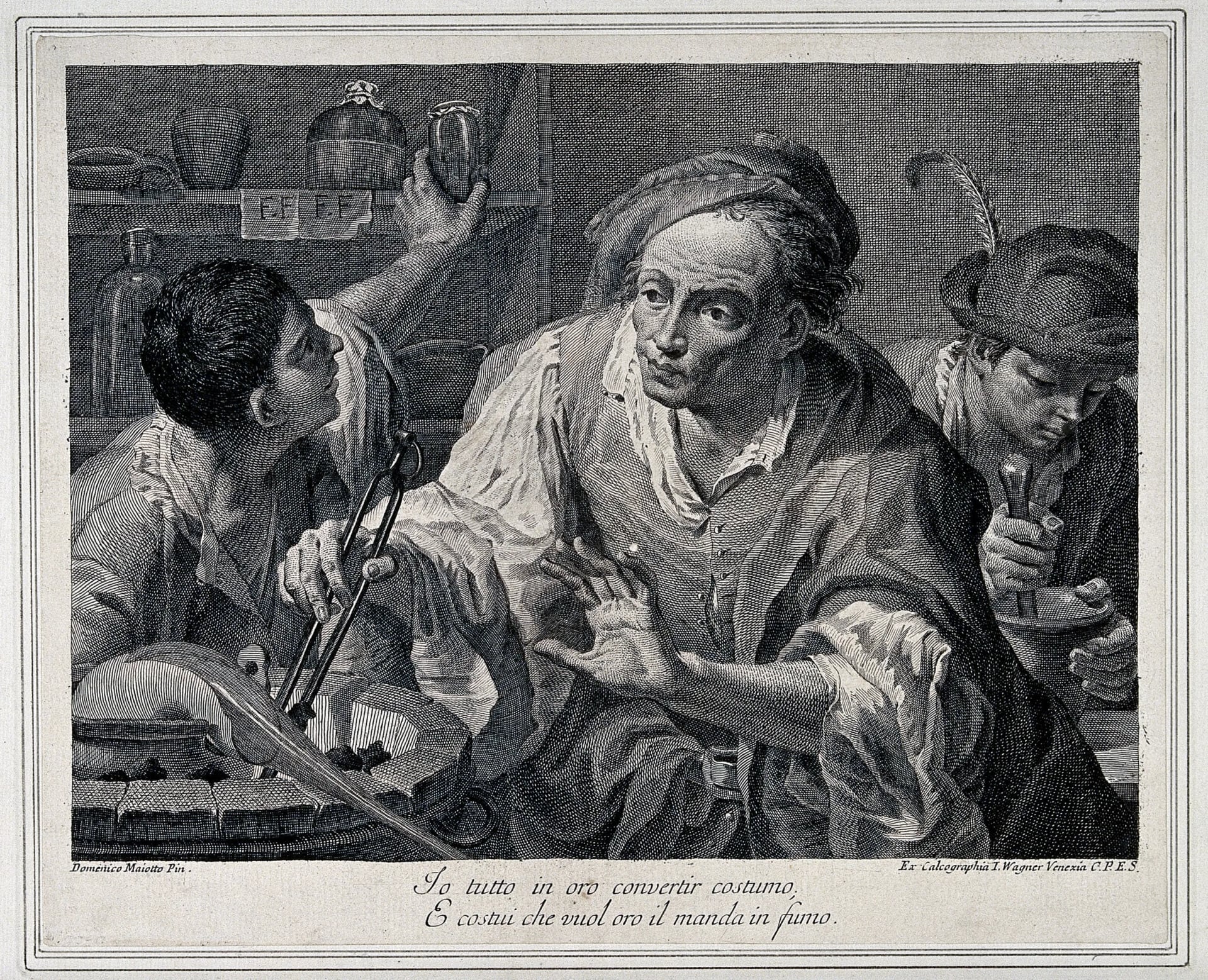 Porträt von Joseph Wagner (1706–1780) – Gedenkseite
