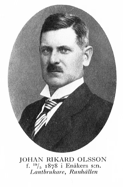 Portrait of Rikard Olsson (1878–1953) – memorial page