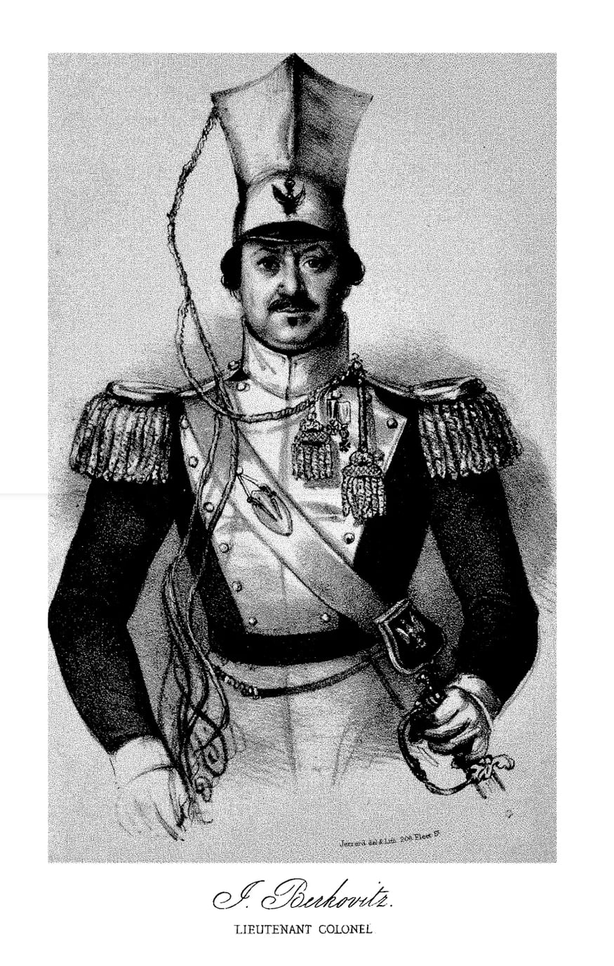Porträt von Józef Berkowicz (1789–1846) – Gedenkseite