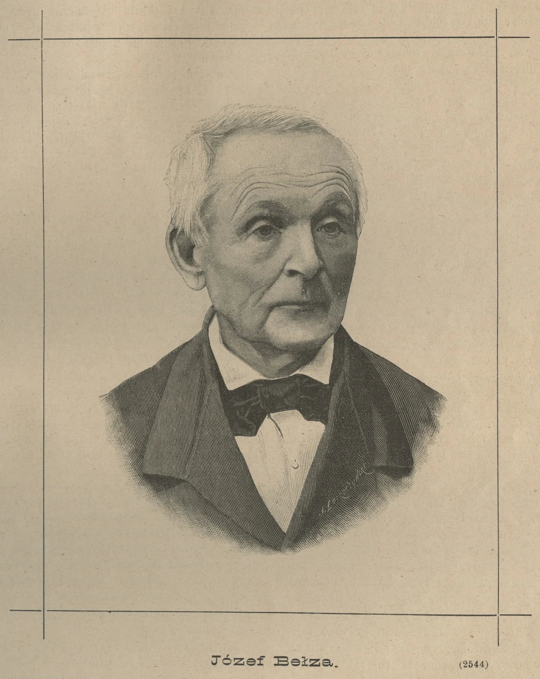 Portrait of Józef Bełza (1805–1888) – memorial page