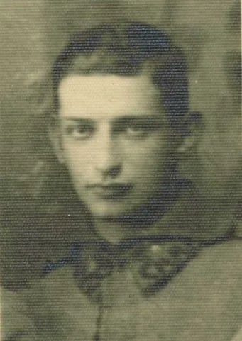 Porträt von Józef Blauer (1895–1915) – Gedenkseite