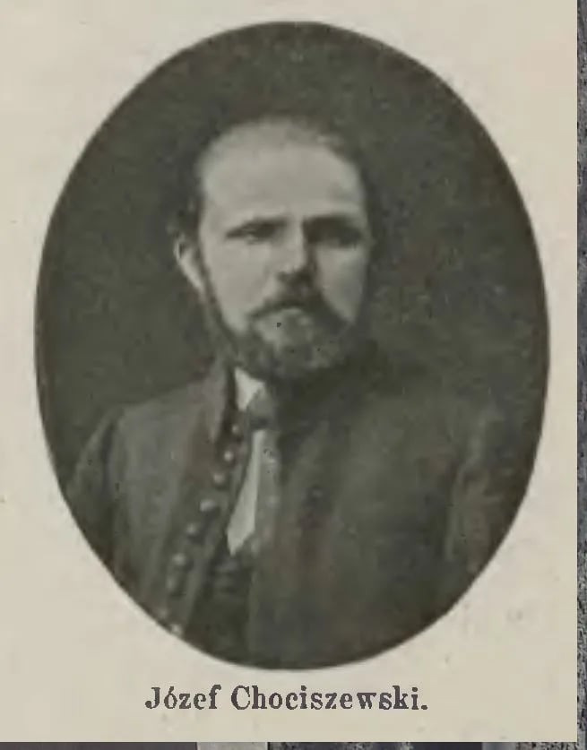 Portrait of Józef Chociszewski (1837–1914) – memorial page