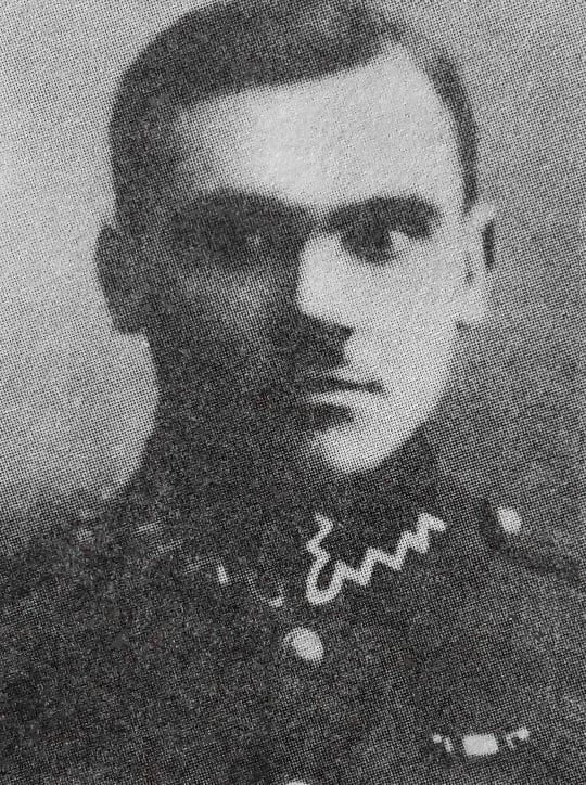 Porträt von Józef Kuligowski (1898–1940) – Gedenkseite
