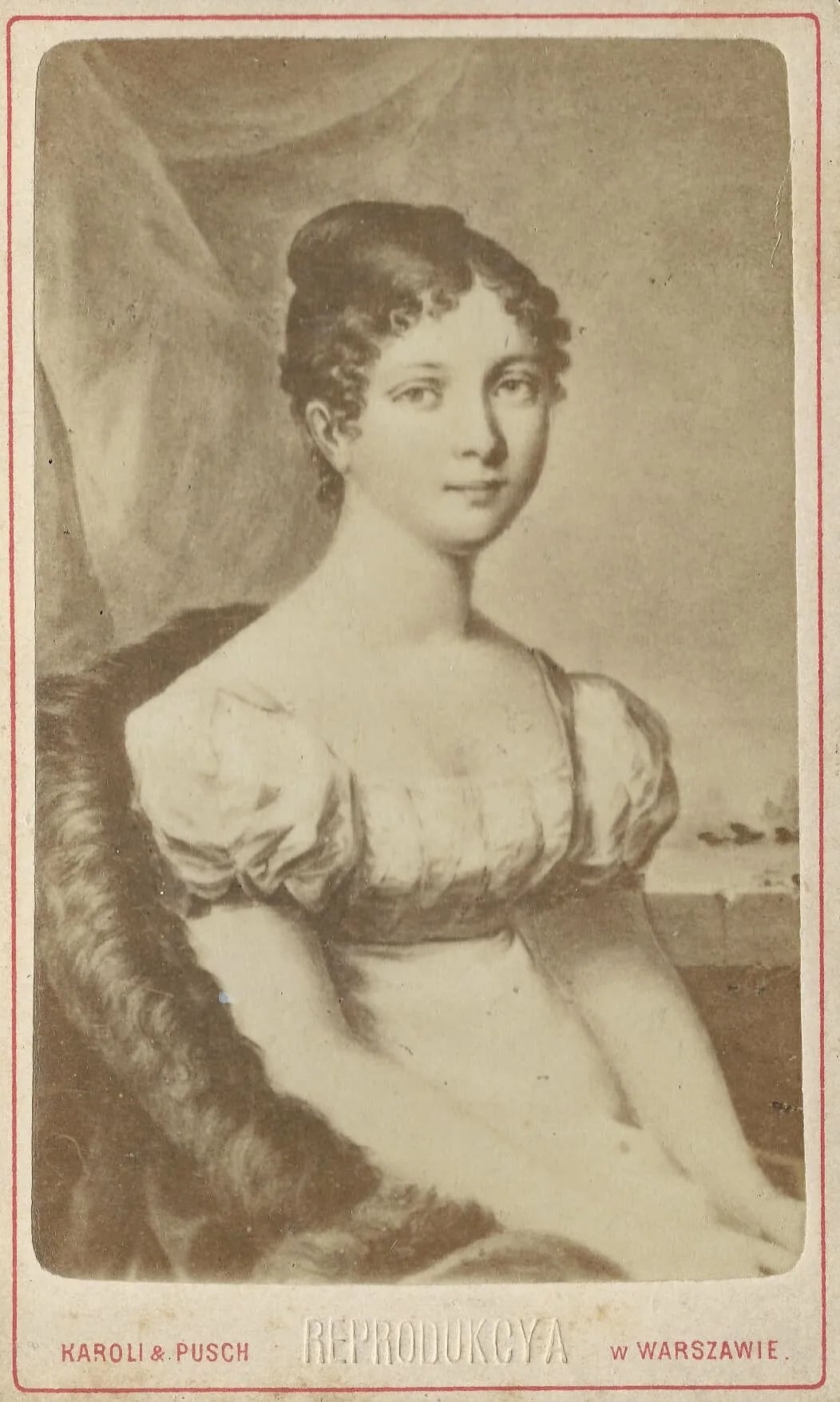 Portrait of Józefa Ostrowska (1789–1813) – memorial page