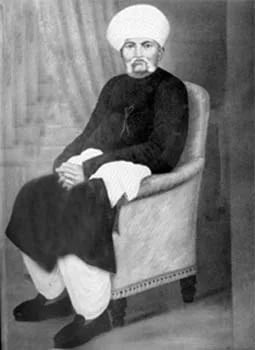 Porträt von Karamchand Uttamchand Gandhi (1822–1885) – Gedenkseite