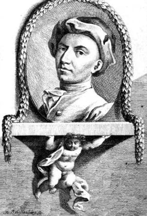 Porträt von Luca Antonio Colomba (1674–1737) – Gedenkseite