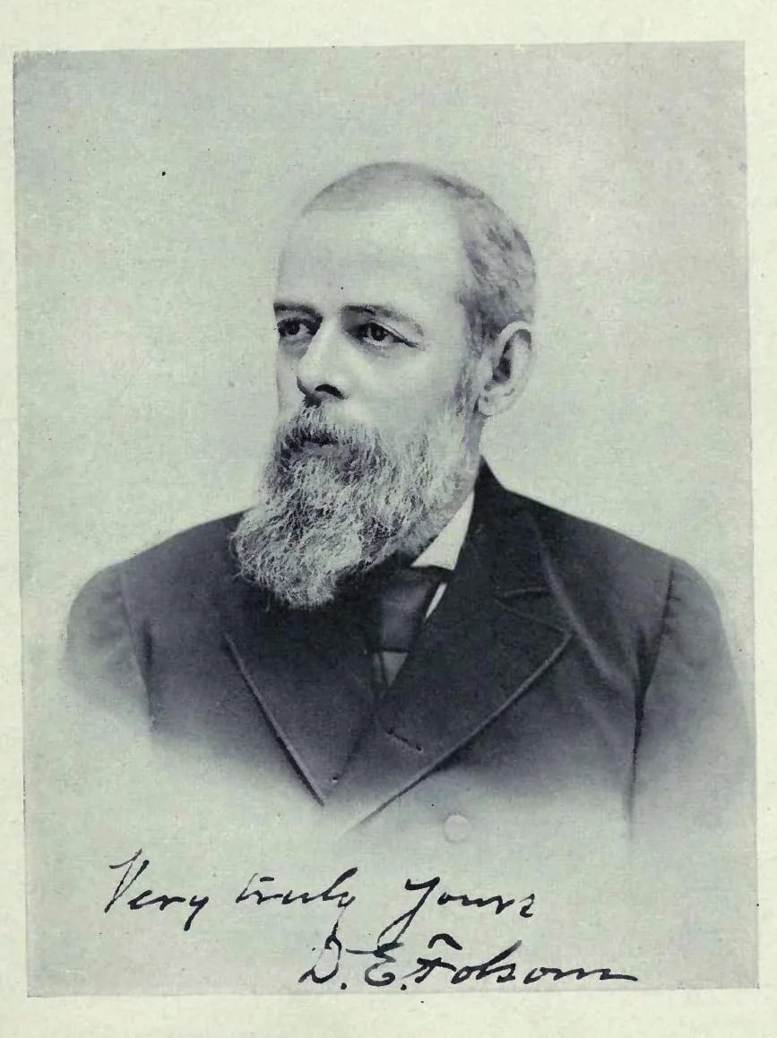 Porträt von David E. Folsom (1839–1918) – Gedenkseite
