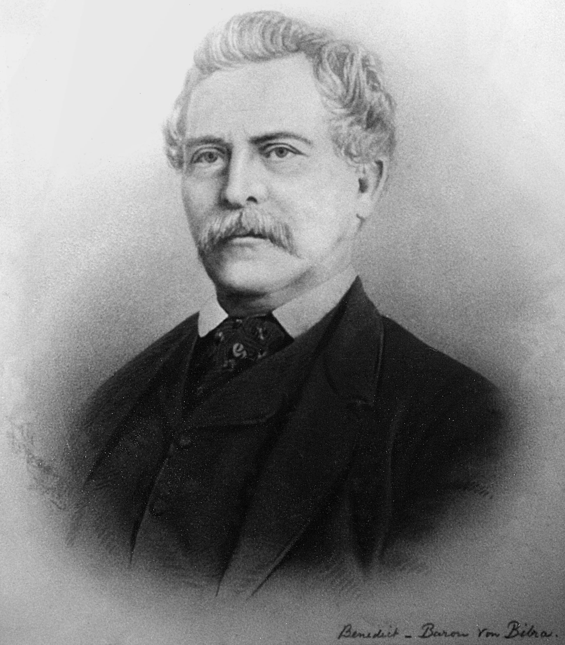 Porträt von Benedict von Bibra (1809–1884) – Gedenkseite