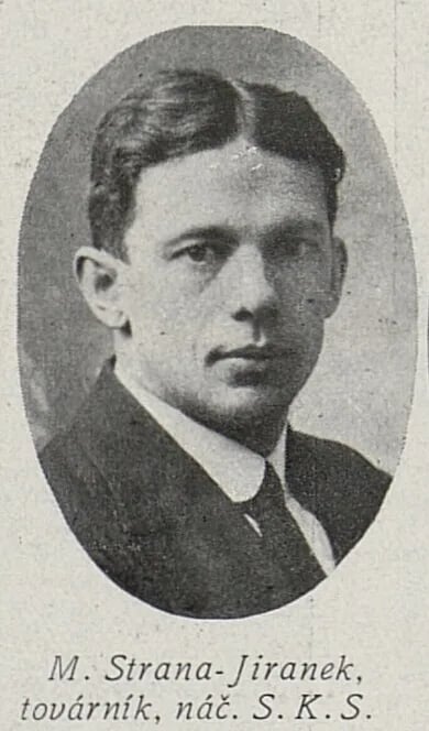 Porträt von Ladislav Jiránek-Strana (1883–1952) – Gedenkseite