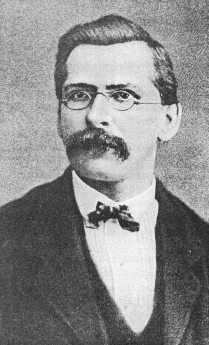 Porträt von Adhémar Schwitzguébel (1844–1895) – Gedenkseite