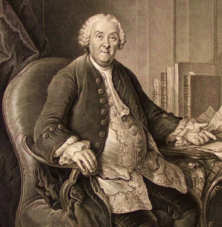 Porträt von David Splitgerber (1683–1764) – Gedenkseite