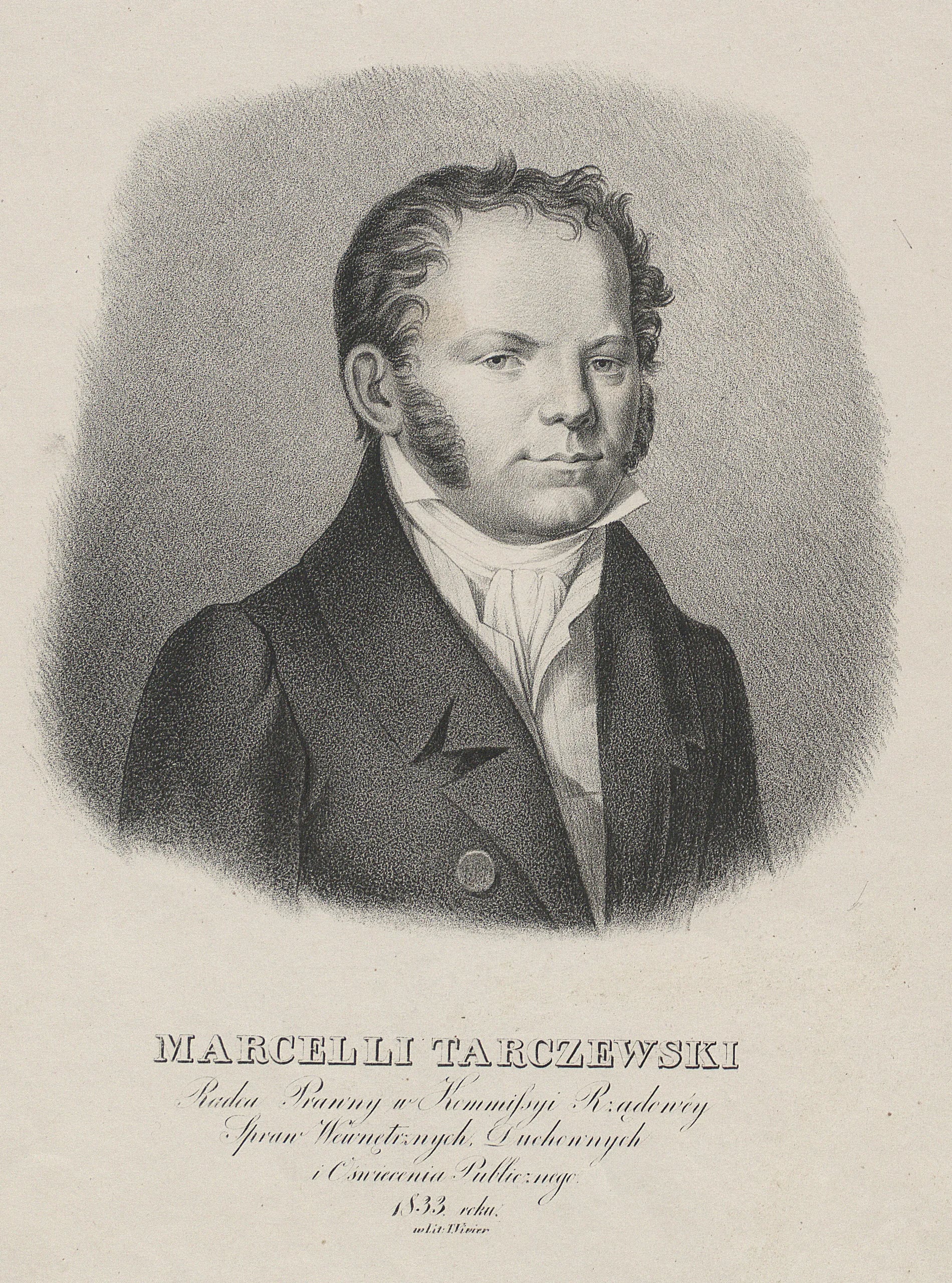 Porträt von Marceli Tarczewski (1782–1843) – Gedenkseite