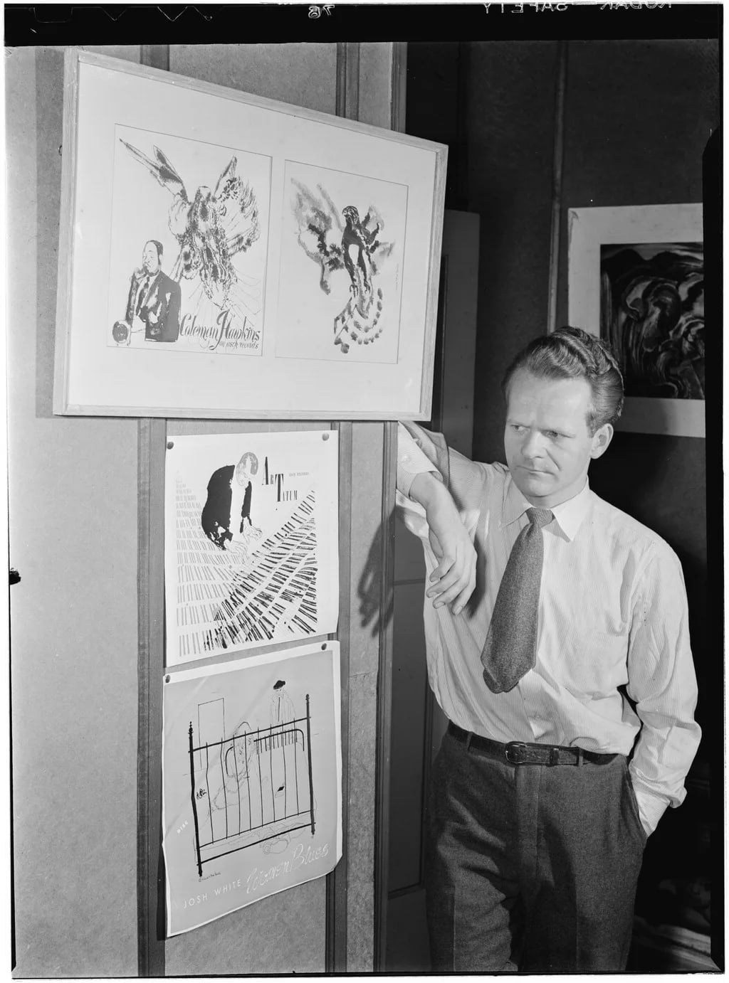 Portrait of David Stone Martin (1913–1992) – memorial page