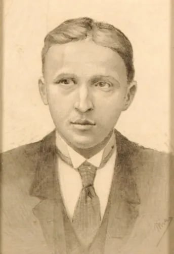 Porträt von Daniel Mihalik (1869–1910) – Gedenkseite