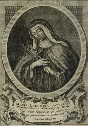 Porträt von Maria Crocifissa Satellico (1706–1745) – Gedenkseite