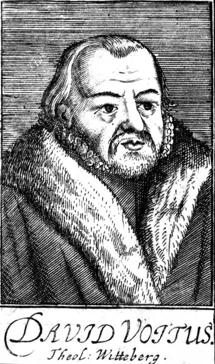 Porträt von David Voit (1529–1589) – Gedenkseite