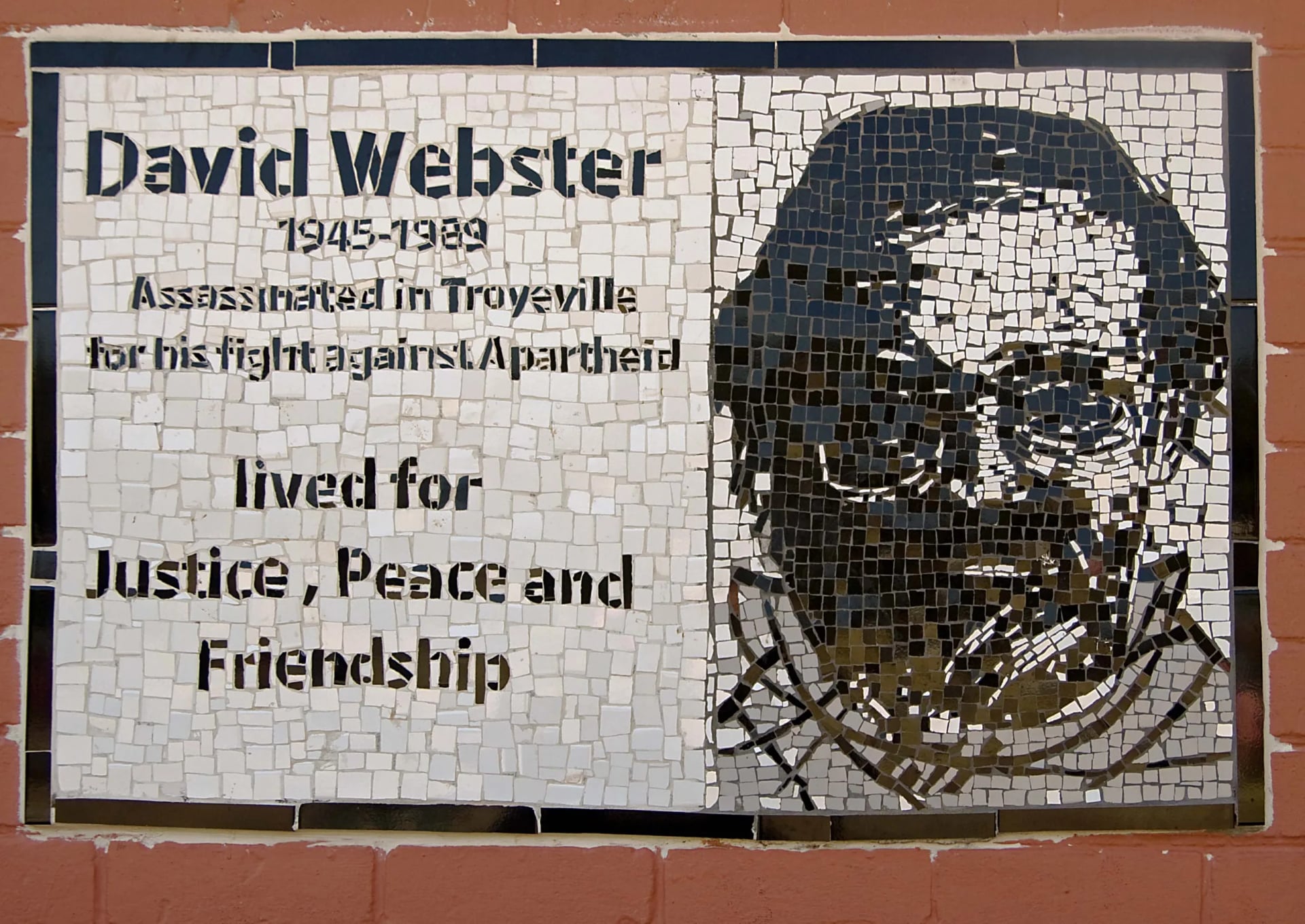 Portrait of David Webster (1945–1989) – memorial page