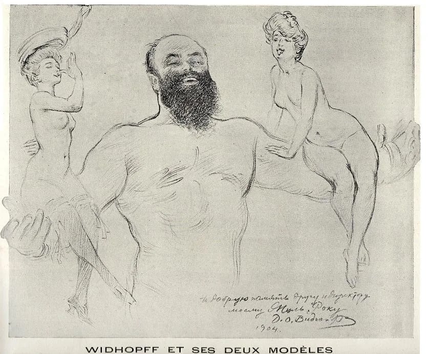 Portrait of David Widhopff (1867–1933) – memorial page