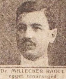 Porträt von Rezső Milleker (1887–1945) – Gedenkseite
