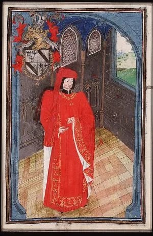 Porträt von David de Brimeu, Seigneur de Ligny (1384–1448) – Gedenkseite