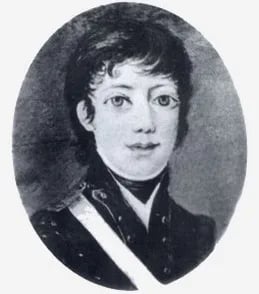 Porträt von Michael Silvius von Hohenhausen (1790–1849) – Gedenkseite