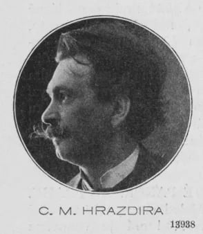 Porträt von Cyril Metoděj Hrazdira (1868–1926) – Gedenkseite