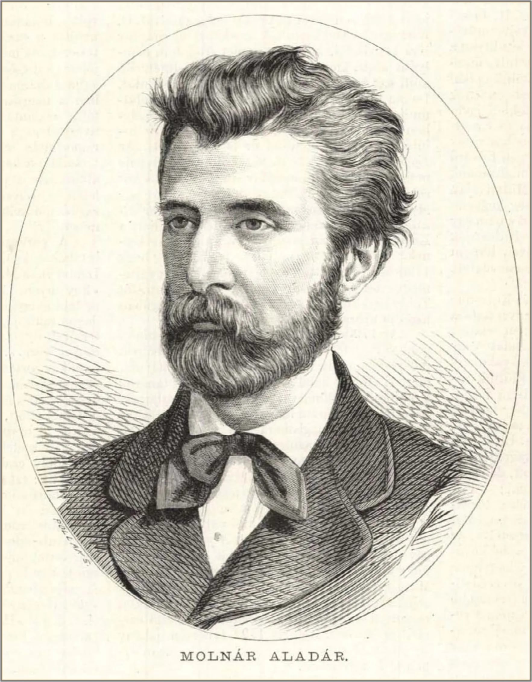 Portrait of Aladár Molnár (1839–1881) – memorial page