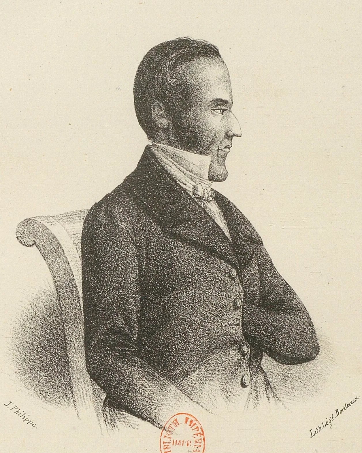 Porträt von Jean-Louis Genin (1799–1839) – Gedenkseite