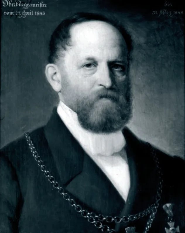 Portrait of Julius Pinder (1805–1867) – memorial page