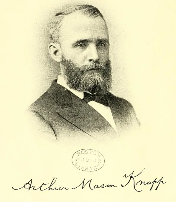 Porträt von Arthur Mason Knapp (1839–1898) – Gedenkseite