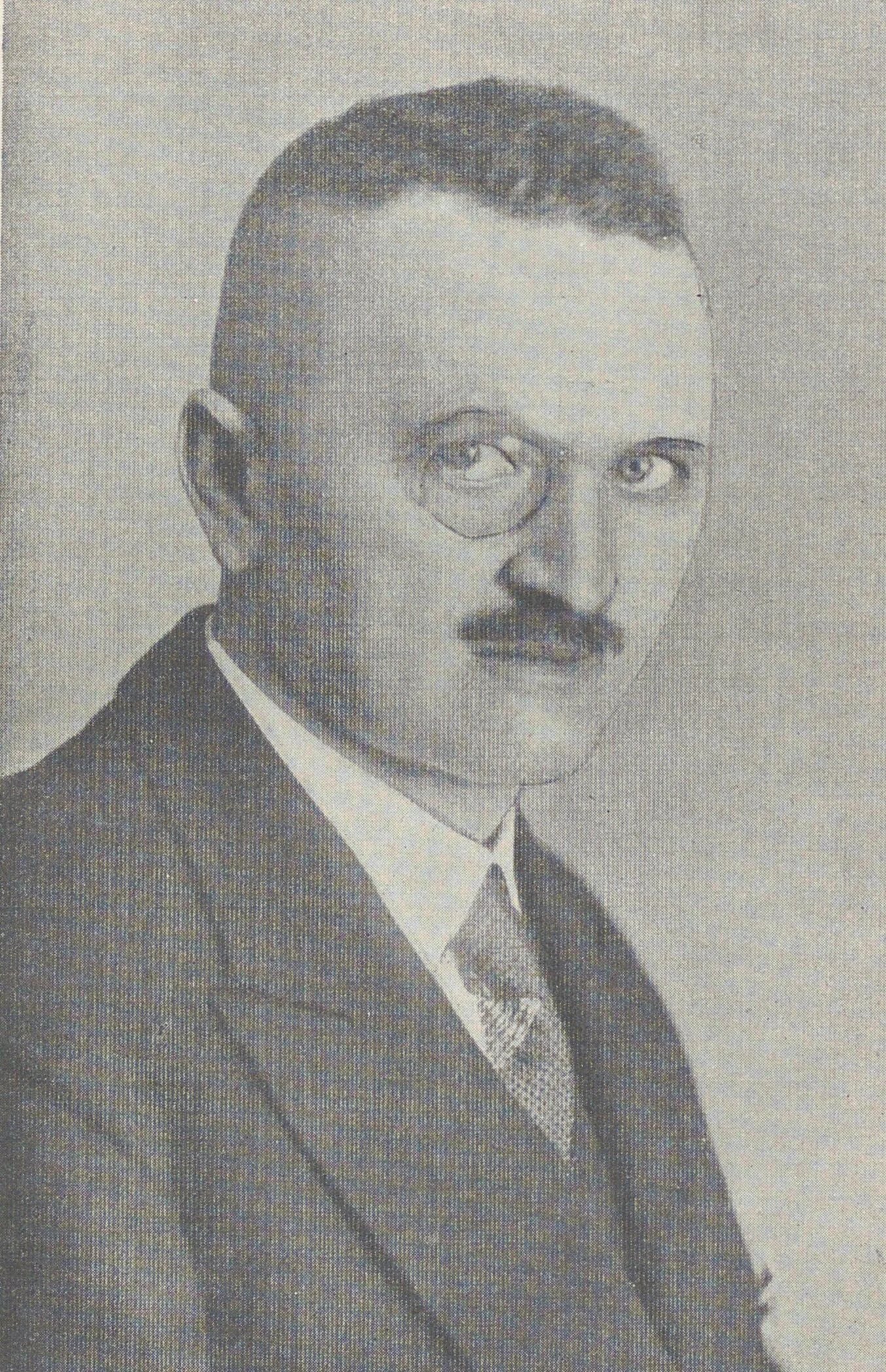 Porträt von Paweł Chrobok (1873–1957) – Gedenkseite