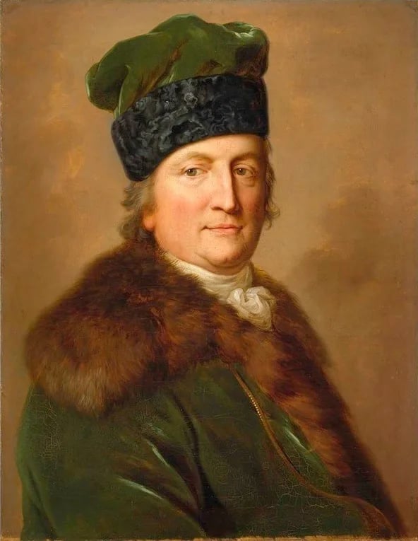 Porträt von Franciszek Piotr Potocki (1745–1829) – Gedenkseite