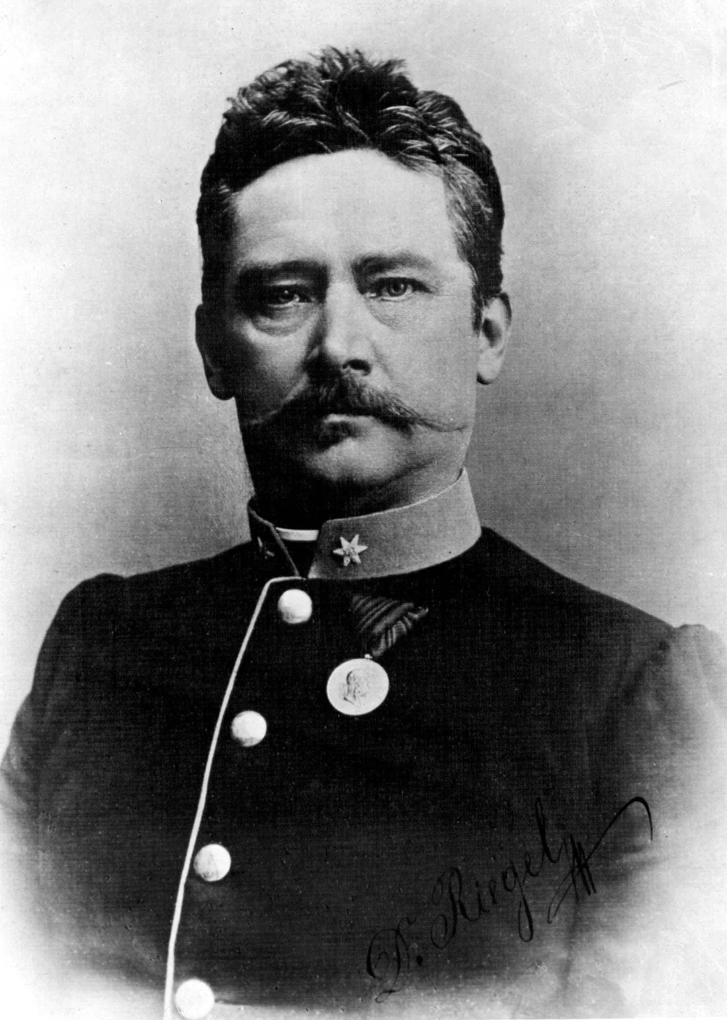 Porträt von Dominik Riegel (1840–1920) – Gedenkseite