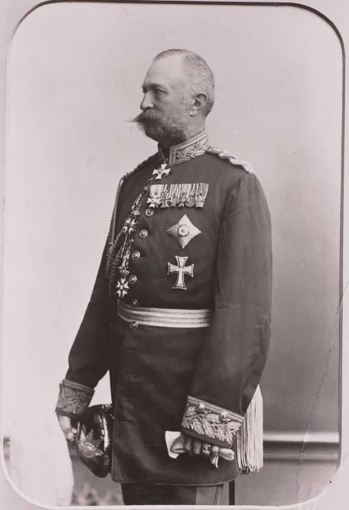 Porträt von Anton Maria von Cerrini di Monte Varchi (1829–1906) – Gedenkseite
