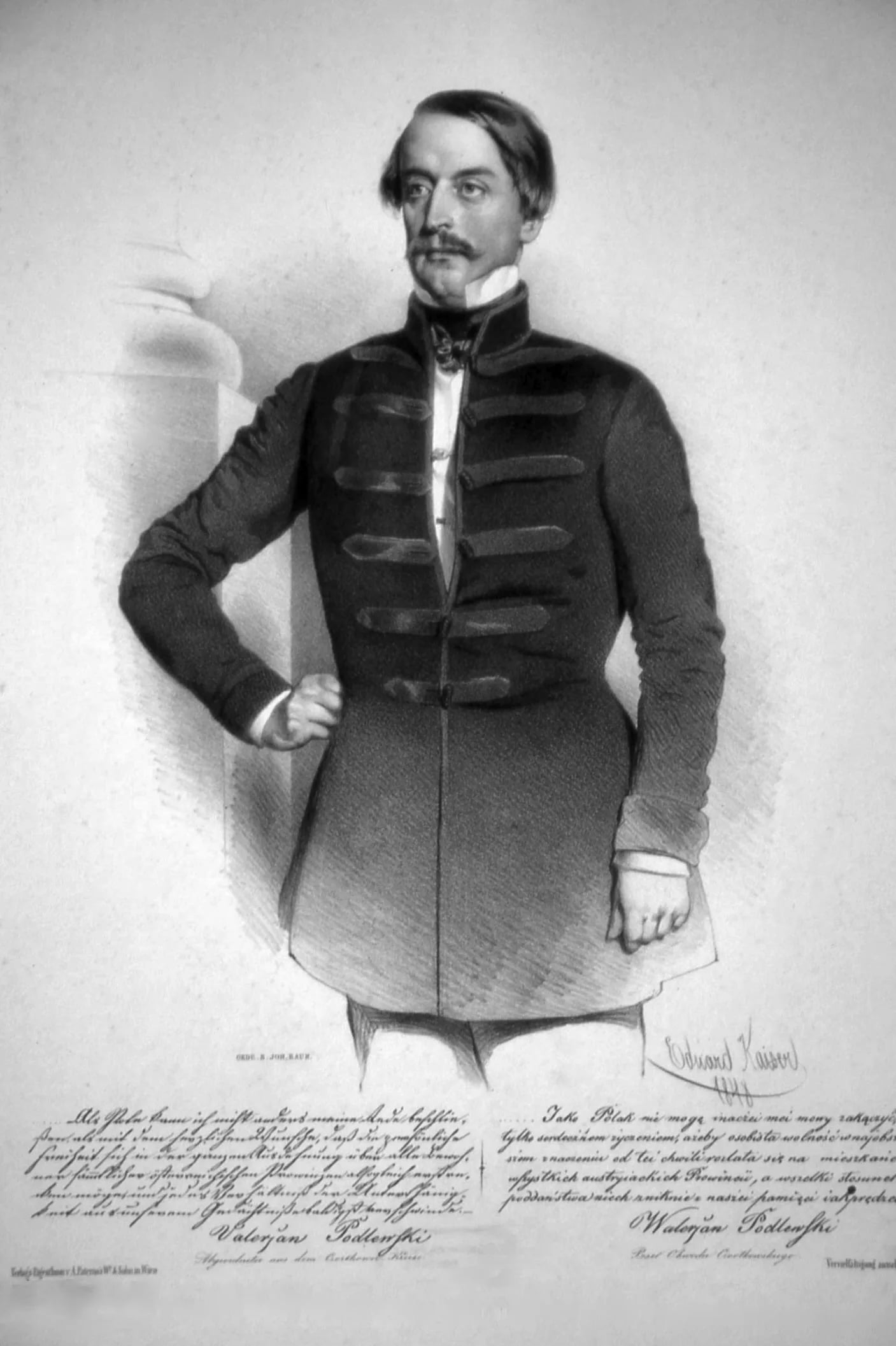 Portrait of Walerian Podlewski (1809–1885) – memorial page