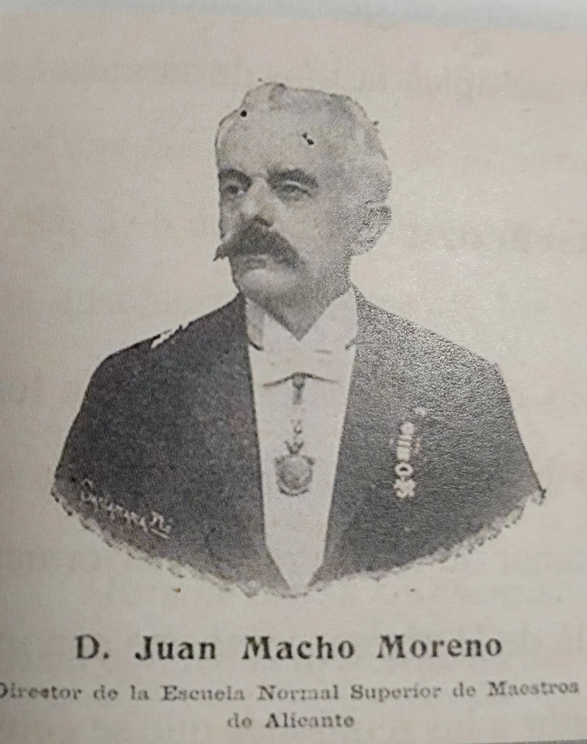 Porträt von Juan Macho Moreno (1848–1912) – Gedenkseite