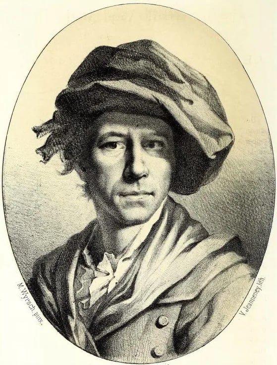 Porträt von Johann Melchior Wyrsch (1732–1798) – Gedenkseite