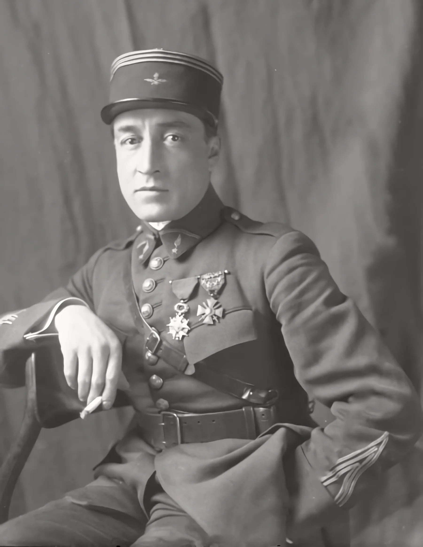 Portrait of Pierre de Serre de Saint-Roman (1891–1927) – memorial page