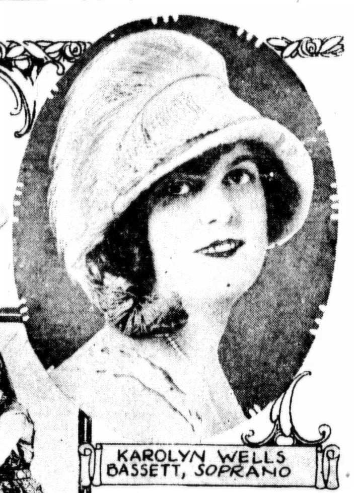 Porträt von Karolyn Wells Bassett (1892–1931) – Gedenkseite