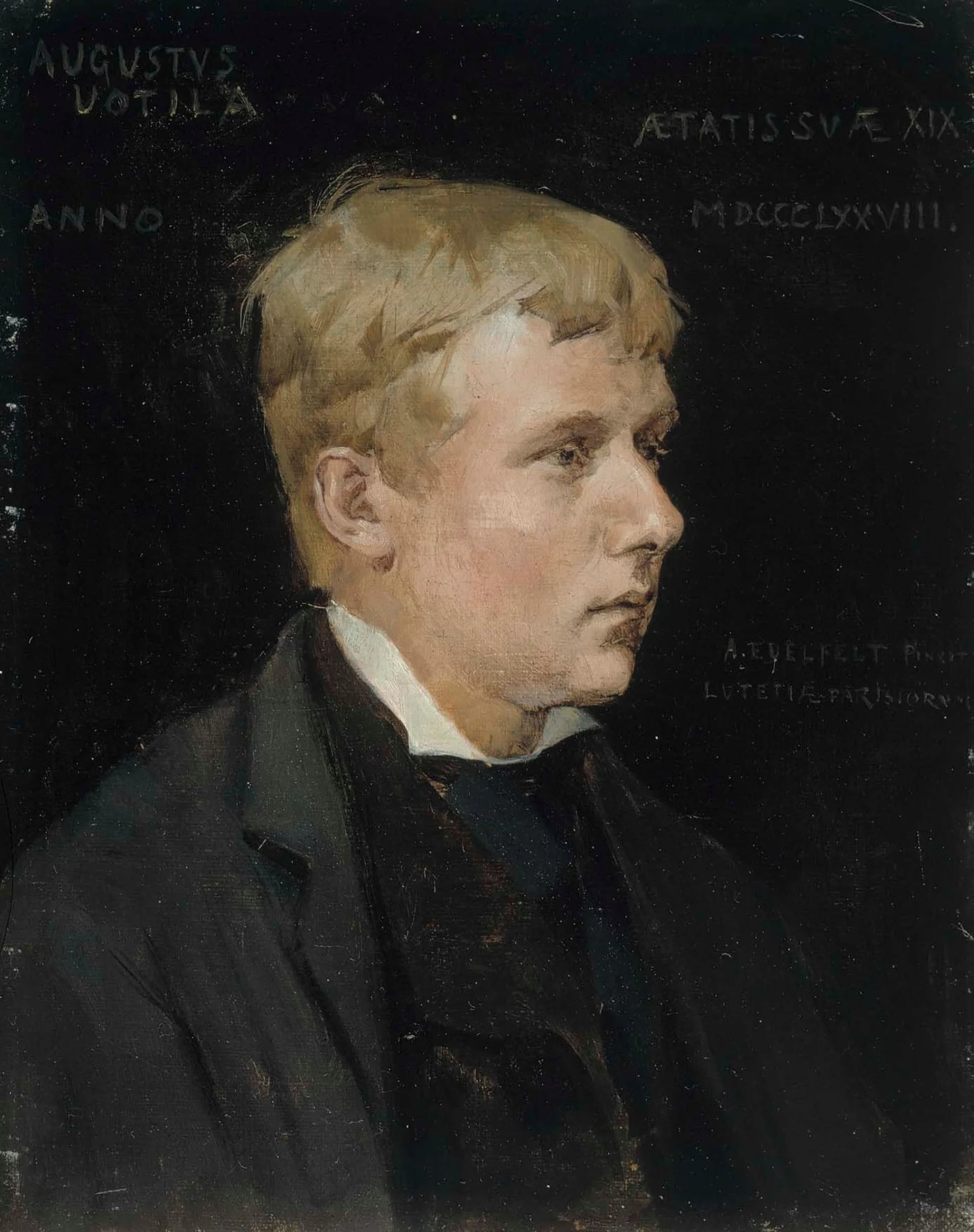 Portrait of Aukusti Uotila (1858–1886) – memorial page