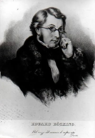 Porträt von Eduard Böcking (1802–1870) – Gedenkseite