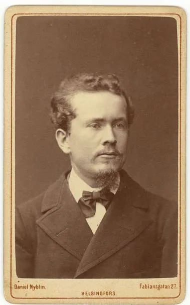 Porträt von E. J. Warén (1854–1928) – Gedenkseite