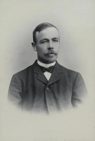 Porträt von Frans Koskinen (1869–1918) – Gedenkseite