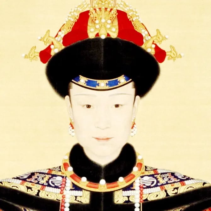 Porträt von Xiaoxianchun (1712–1748) – Gedenkseite