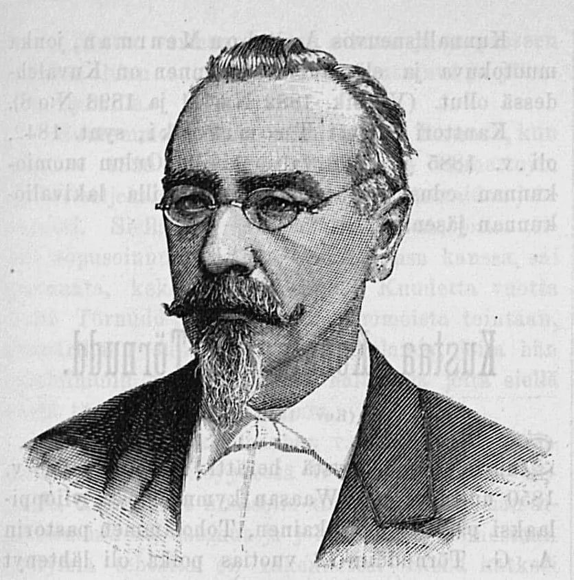 Porträt von Gustaf Törnudd (1832–1894) – Gedenkseite