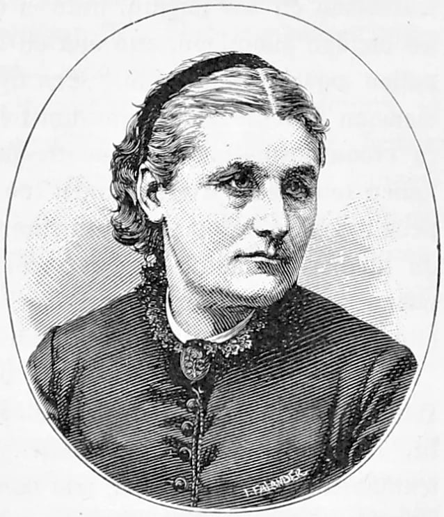 Porträt von Hilda Hellman (1839–1901) – Gedenkseite