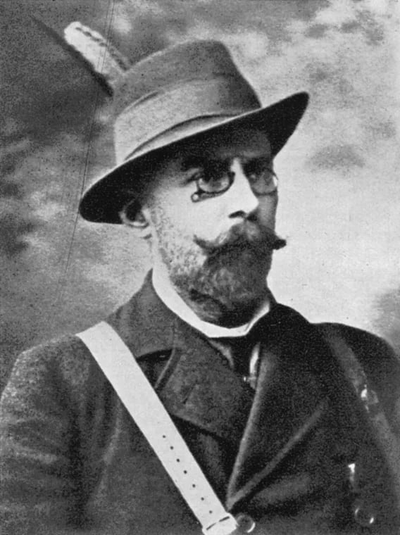 Porträt von Gustav Victor Finger (1854–1919) – Gedenkseite