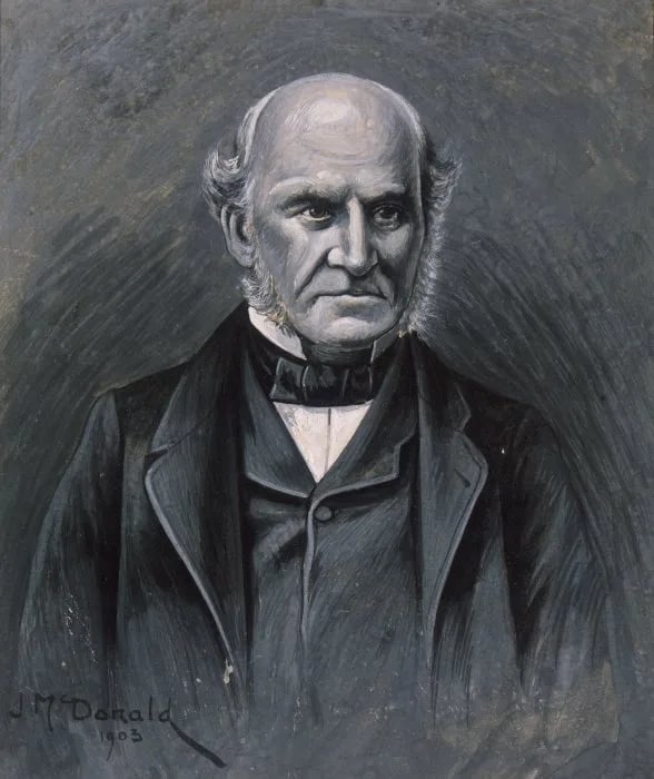 Porträt von James Busby (1802–1871) – Gedenkseite