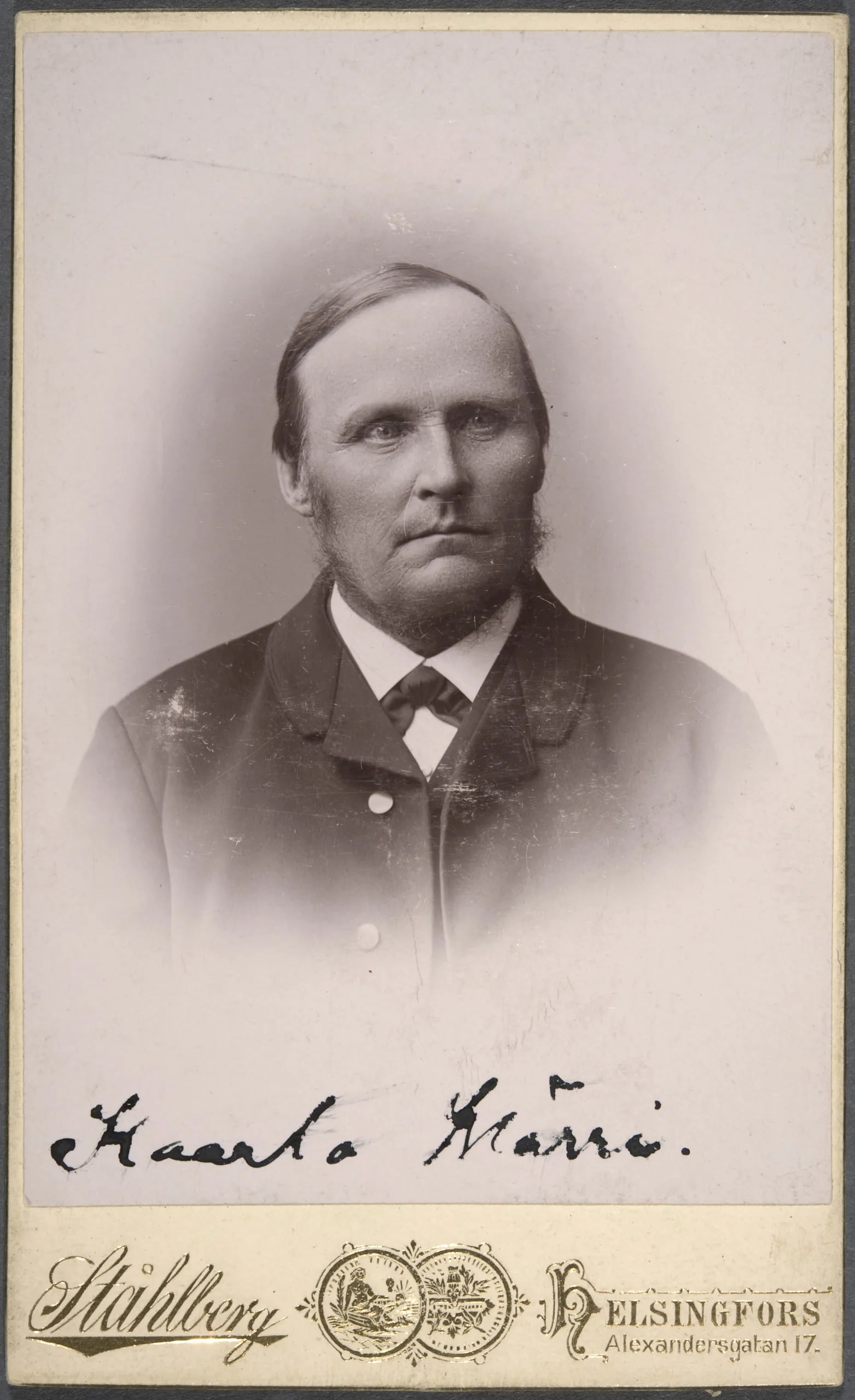 Porträt von Kaarle Wärri (1839–1923) – Gedenkseite