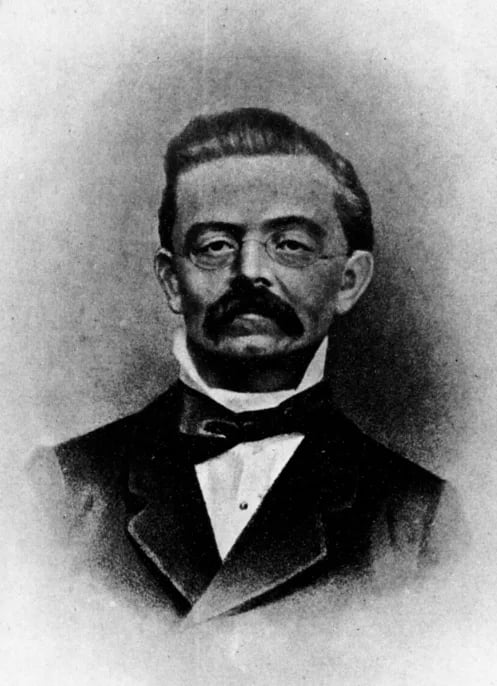 Porträt von Edmund Schebek (1819–1895) – Gedenkseite